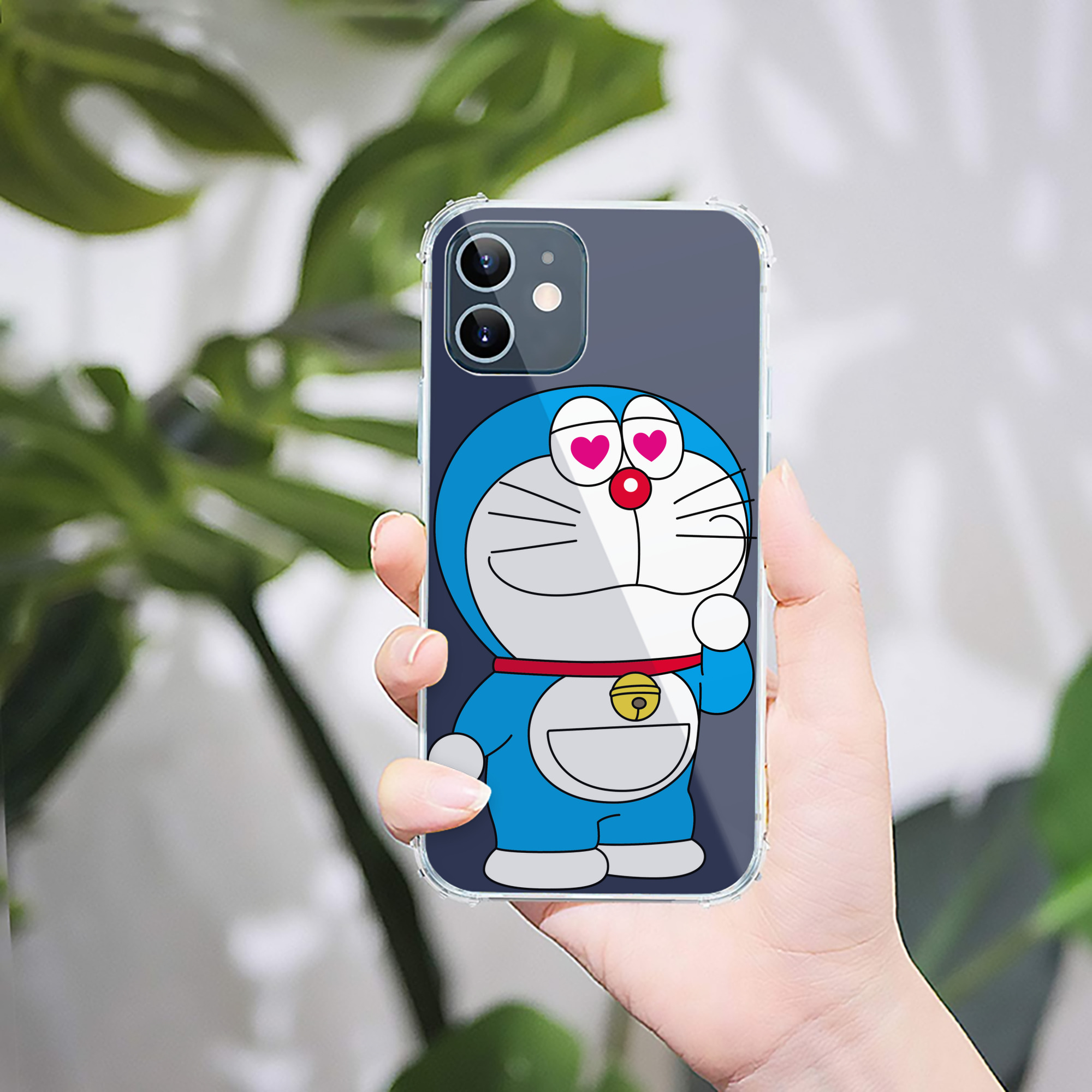 （画像用） ドラえもん Doraemon 【iPhone 12シリーズ対応】透明スマホケース（クリアソフトケース）